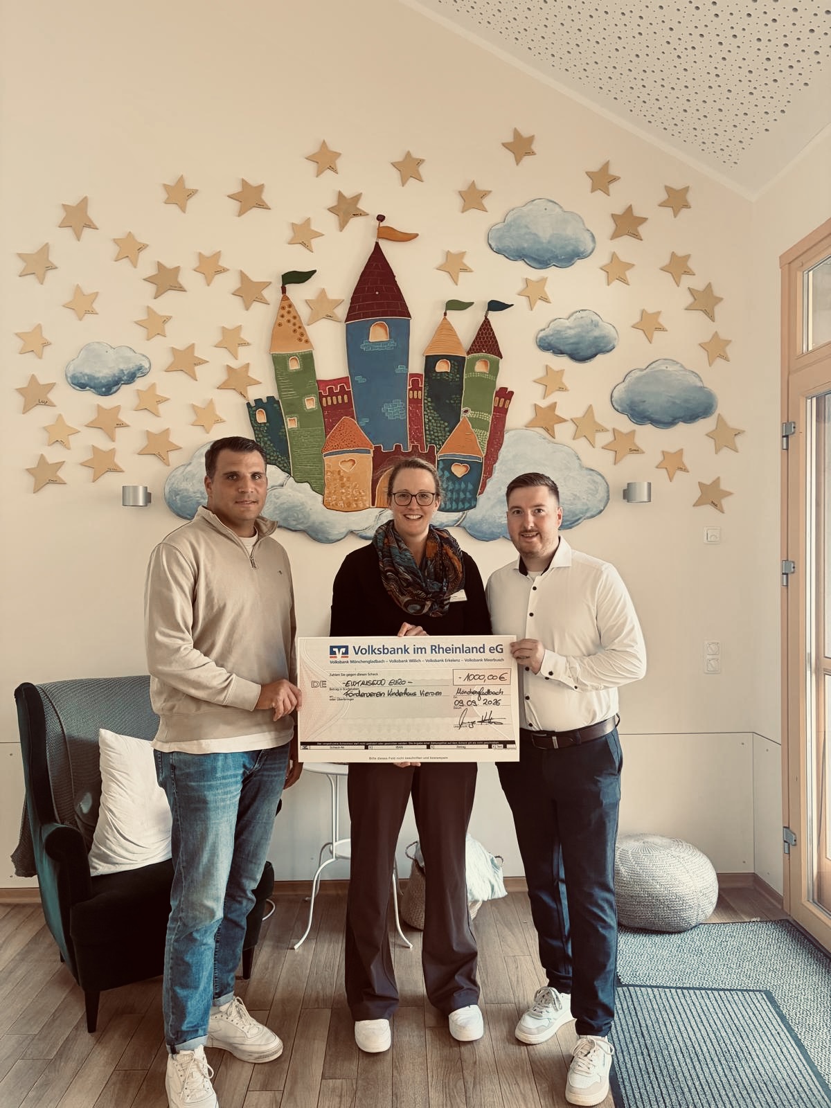 💚 1.000 Euro für das Kinderhaus Viersen ❤️